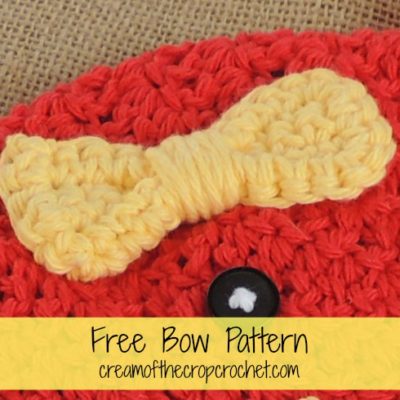 Plain Jane Bow Crochet Pattern