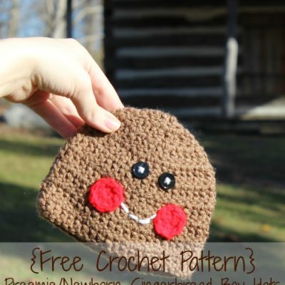 Preemie Newborn Gingerbread Hat Crochet Pattern