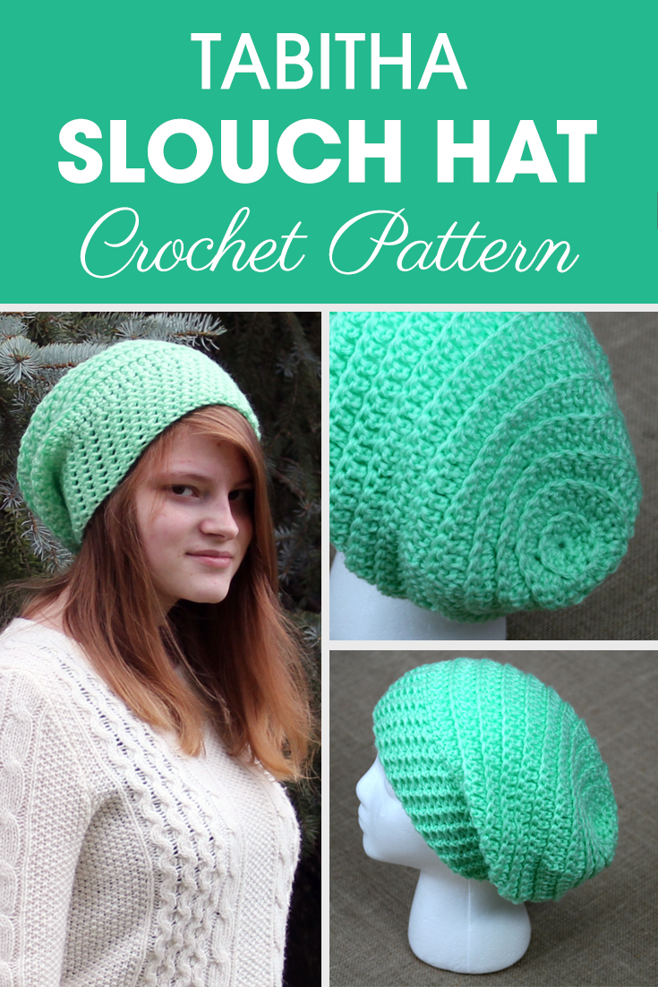 This round slouch hat crochet hat is for someone that wants something with a little texture and style! #crochet #crochetpattern #crochethat #freecrochetpattern #crochetaddict #crochetlove