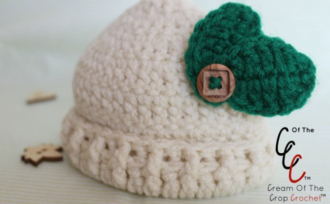 Cream Of The Crop Crochet ~ Preemie/Newborn Leaf Hats {Free Crochet Pattern}