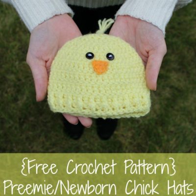 Preemie Newborn Chick Hat Crochet Pattern