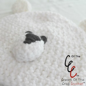 Cream Of The Crop Crochet ~ Preemie/Newborn Polar Bear Hats {Free Crochet Pattern}