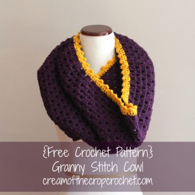 Granny Stitch Cowl Crochet Pattern