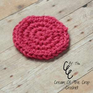 Cream Of The Crop Crochet ~ Single Crochet Face Scrubbie {Free Crochet Pattern}