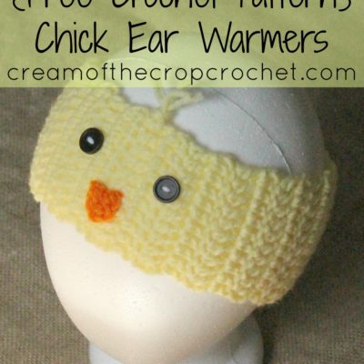 Chick Ear Warmers Crochet Pattern