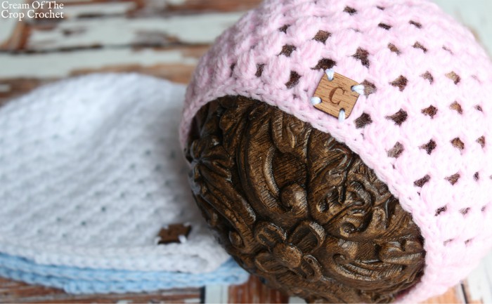 Cluster Newborn Hat Crochet Pattern | Cream Of The Crop Crochet