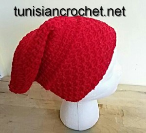 Cream Of The Crop Crochet ~ Heho-Voyageur Inspired Slouchy Beanie ~ Tunisian Crochet Chick {Free Crochet Pattern}