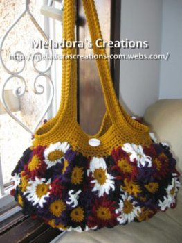 Crochet Flower Purse~Meladora's Creations