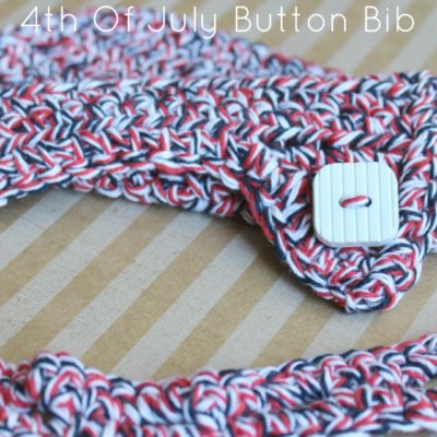 4th of July Button Bib Crochet Pattern