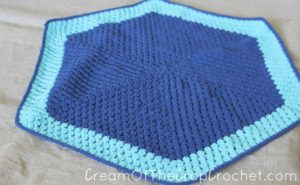 Cream Of The Crop Crochet ~ Cluster Color Blocked Preemie Blanket {Free Crochet Pattern}