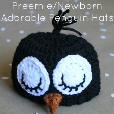 Preemie Newborn Adorable Penguin Hat Crochet Pattern