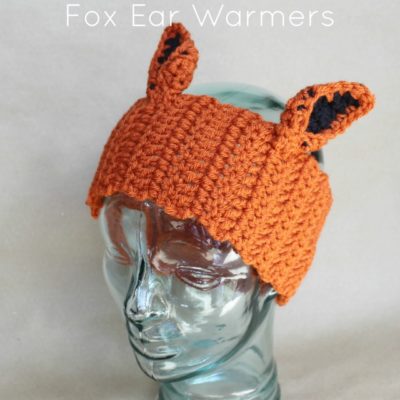 Fox Ear Warmers Crochet Pattern
