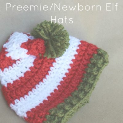 Preemie Newborn Elf Hat Crochet Pattern