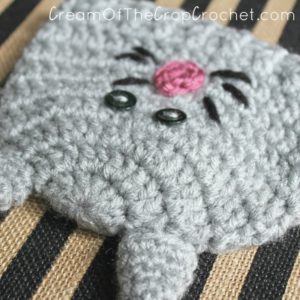 Cream Of The Crop Crochet ~ Preemie/Newborn Kitty Hats {Free Crochet Pattern}