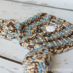 Cream Of The Crop Crochet ~ Preemie/Newborn Puppy Hats {Free Crochet Pattern}