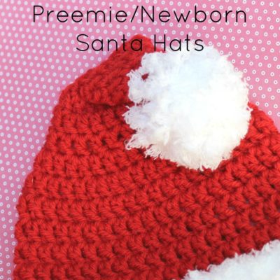 Preemie Newborn Santa Hat Crochet Pattern
