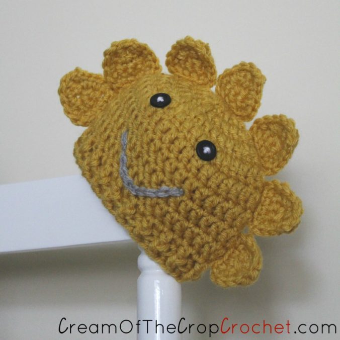 Preemie Newborn Sun Hat Crochet Pattern | Cream Of The Crop Crochet