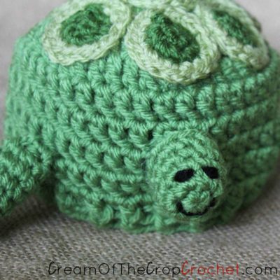 Preemie Newborn Turtle Hat Crochet Pattern