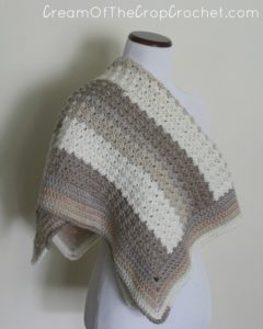 Cream Of The Crop Crochet ~ The Sand Preemie Blanket {Free Crochet Pattern}