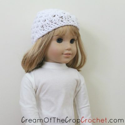 18 Inch Doll Cameron Hat Crochet Pattern