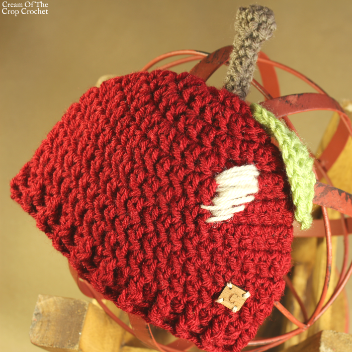 Ann the Apple Hat Crochet Pattern | Cream Of The Crop Crochet