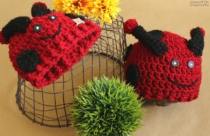 Dot the Ladybug Hat Crochet Pattern | Cream Of The Crop Crochet