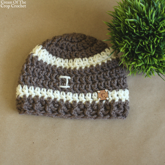 Football Hat Crochet Pattern | Cream Of The Crop Crochet