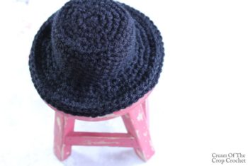 Mini Top Hat Crochet Pattern | Cream Of The Crop Crochet