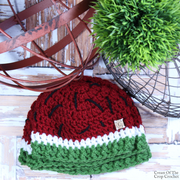Watermelon Hat Crochet Pattern | Cream Of The Crop Crochet