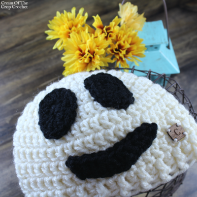 Gavin the Ghost Hat Crochet Pattern | Cream Of The Crop Crochet