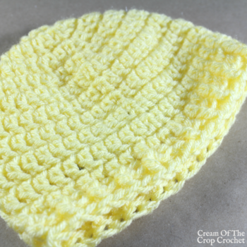 Smile Face Emoji Hat Crochet Pattern | Cream Of The Crop Crochet