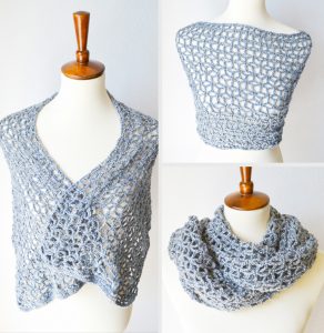 Lace Star Flower Wrap Crochet Pattern