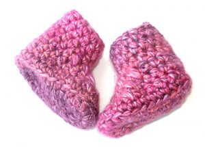 Delila Crochet Baby Booties