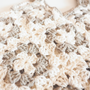 Granny Square Knitting Bag Crochet Pattern