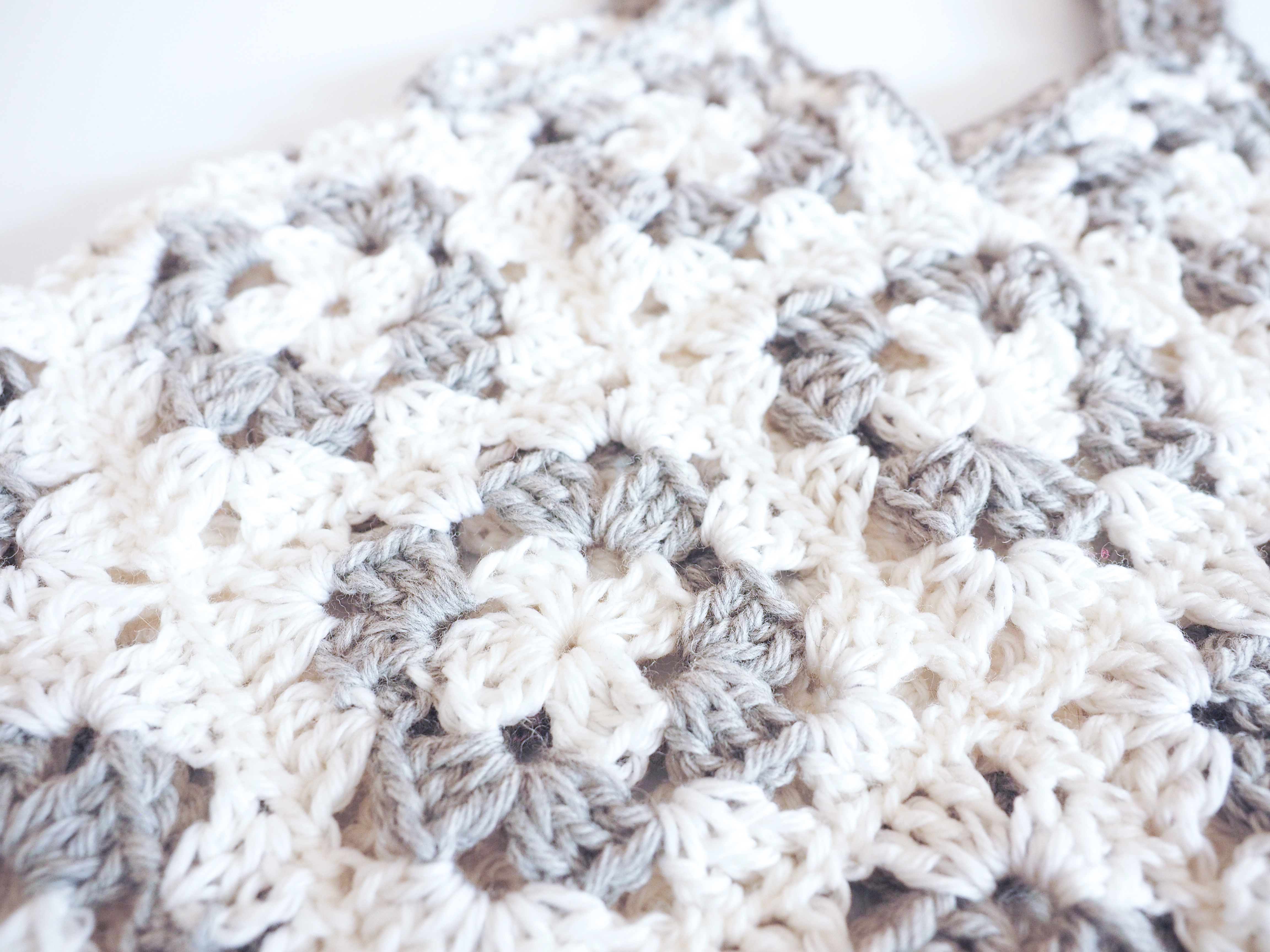 Granny Square Knitting Bag Crochet Pattern