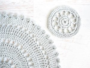 Table Placemat Set Crochet Pattern