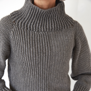 Roll Neck Sweater Crochet Pattern