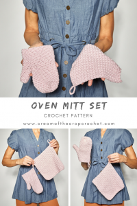 Oven Mitt Set Crochet Pattern