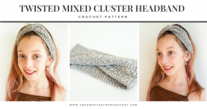 Twisted Mixed Cluster Headband