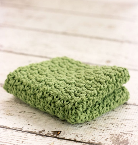 Easy Lemon Peel Crochet Dishcloth - Crochet dishcloth patterns are fun to work up and faster than any others. #EasyCrochetDishclothPatterns #crochetpatterns #dishclothpatterns #crochetaddict
