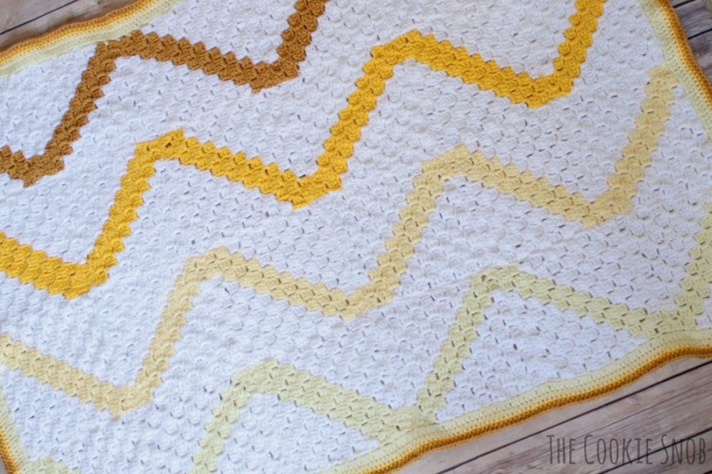 C2C Chevron Baby Blanket - These crochet blankets are so pretty and an adventure to make. Test out your stitch knowledge with these exciting afghan patterns. #ChevronCrochetBlanket #CrochetBlanket #CrochetPatterns