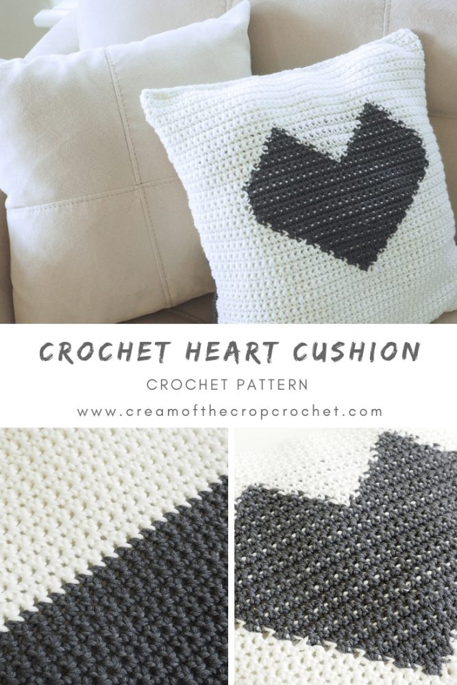 This crochet throw pillow is perfect for brightening up a space in a subtle way. You’ll get to learn the crochet graphgan technique on a smaller scale. #CrochetPillow #CrochetPillowPatterns #CrochetPatterns