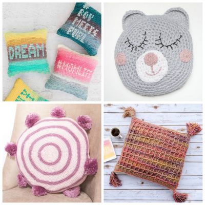 These are the best pillows and they’re all so beautiful. There are more fun, vibrant designs and more modern crochet pillows on this list. #EasyCrochetPillows #CrochetPillows #CrochetPatterns