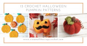13 Crochet Halloween Pumpkin Patterns - These 13 crochet Halloween pumpkin patterns should be enough to create all the pumpkins you want. #crochethalloweenpumpkins #crochetpatterns #halloweencrochetpatterns