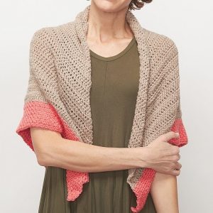 Pop of Color Shawl - No matter what you’re looking for these crochet shawl patterns will allow you to learn, grow and express yourself! #crochetshawlpatterns #crochetpatterns #freecrochetpatterns