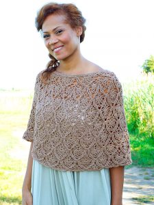 Lisbon - These free crochet poncho patterns may be used this winter, but many of the designs here can also work up to spring and even on a cool summer day! #freecrochetponchopatterns #crochetponcho #crochetpatterns