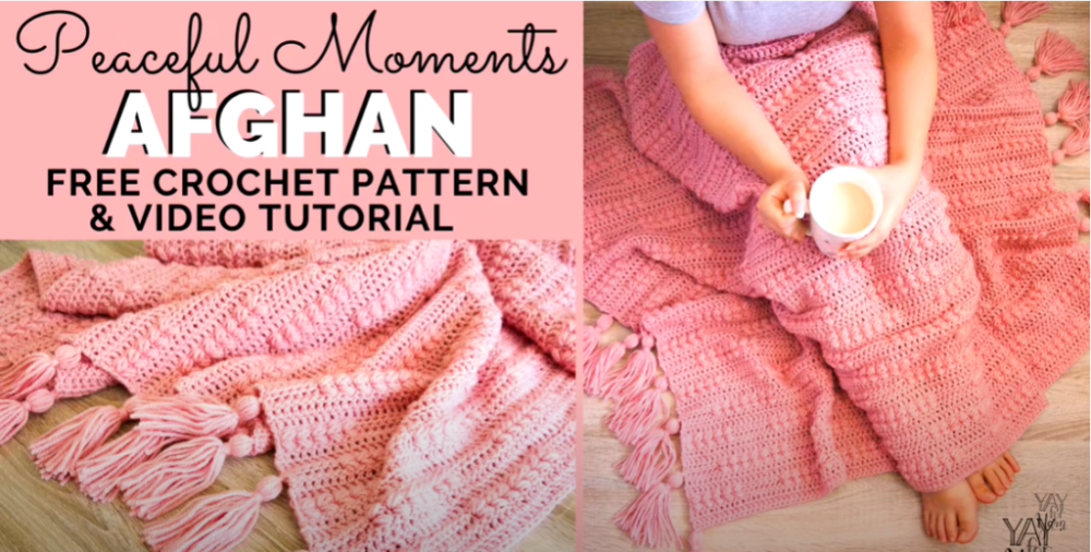 Peaceful Moments Afghan - Free Crochet Blanket Pattern