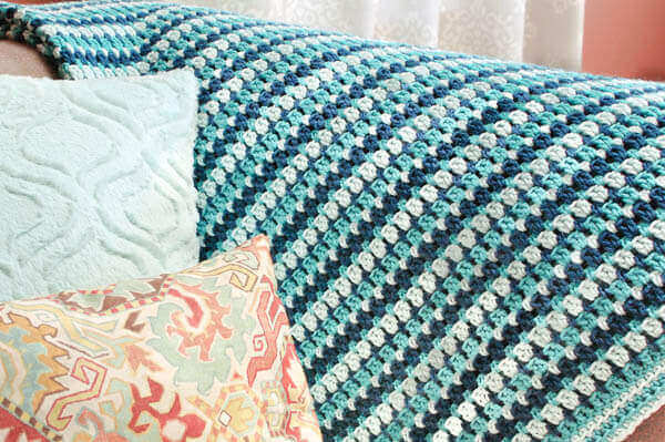 Sea Glass Crochet Afghan Pattern