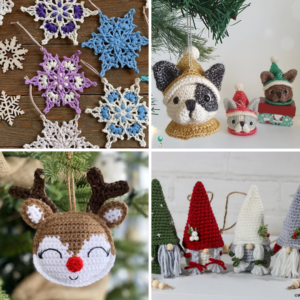 Crochet Christmas Ornaments - Featured Image Square