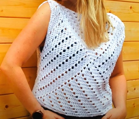 Fast and Easy Crochet Summer Top